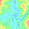 严道街道地形图、海拔、地势