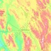 Caribou County地形图、海拔、地势