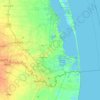 Cameron County地形图、海拔、地势