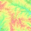 Van Zandt County地形图、海拔、地势