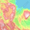 Poso地形图、海拔、地势