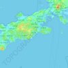 甘井子区地形图、海拔、地势