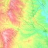 Ellis County地形图、海拔、地势