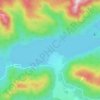 埃普拉夫肯湖地形图、海拔、地势