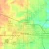 Hastings地形图、海拔、地势