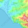Ascea地形图、海拔、地势