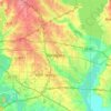 Mesquite地形图、海拔、地势
