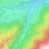 Bun地形图、海拔、地势