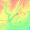 Bond County地形图、海拔、地势