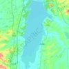 新立城水库地形图、海拔、地势
