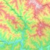 木皮藏族乡地形图、海拔、地势