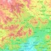 怀柔区地形图、海拔、地势