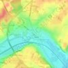 Ware地形图、海拔、地势