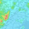 钱东镇地形图、海拔、地势