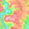 St. Briavels地形图、海拔、地势