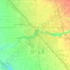 Modesto地形图、海拔、地势