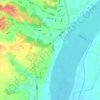 大樹里地形图、海拔、地势