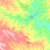 Somervell County地形图、海拔、地势