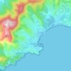 Cavalaire-sur-Mer地形图、海拔、地势