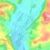 Benton地形图、海拔、地势
