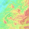布拉甲地形图、海拔、地势