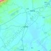 独城镇地形图、海拔、地势