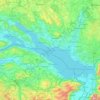 博登湖地形图、海拔、地势