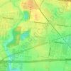 布鲁克林地形图、海拔、地势