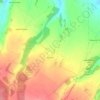Bicknor地形图、海拔、地势