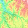 卡加曼乡地形图、海拔、地势
