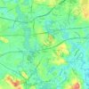 Natick地形图、海拔、地势