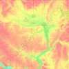 Clay County地形图、海拔、地势