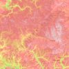 基洛夫州地形图、海拔、地势