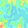 Skiatook Lake地形图、海拔、地势