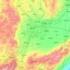 朔城区地形图、海拔、地势
