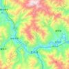 新棉街道地形图、海拔、地势