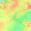 Belleville地形图、海拔、地势