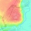 Колывань地形图、海拔、地势