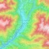Brixen - Bressanone地形图、海拔、地势