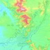 Temuco地形图、海拔、地势