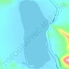 红山湖地形图、海拔、地势