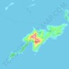 下大陈岛地形图、海拔、地势
