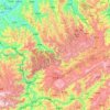 习水县地形图、海拔、地势