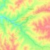Libertador San Martín地形图、海拔、地势