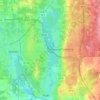 Mosquito Creek地形图、海拔、地势