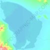 万泉湖地形图、海拔、地势