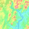 Morrow Mountain State Park地形图、海拔、地势
