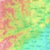 北川羌族自治县地形图、海拔、地势