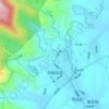 祝融街道地形图、海拔、地势