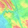 Sunol地形图、海拔、地势